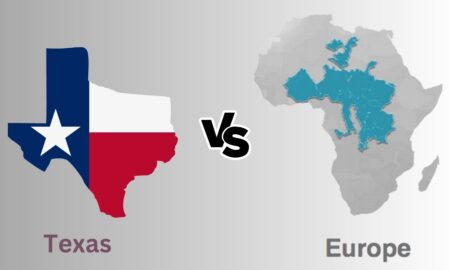 Size Of Texas Vs Europe